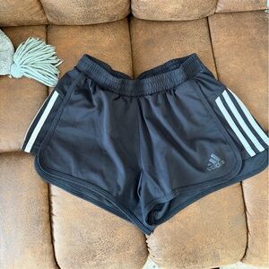 Adidas Black and White Performance Athletic Climalite Women’s Shorts
